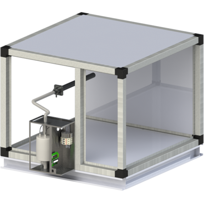 Секция парового увлажнителя