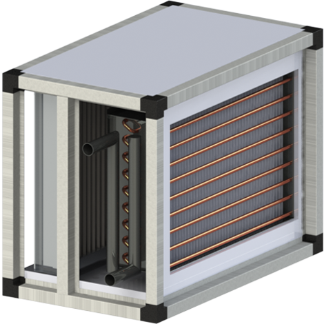 Секция водяного воздухоохладителя
